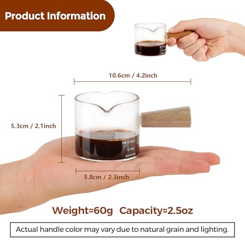 2.5oz Double Spout Espresso Shot Cups (2 Count)