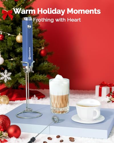 Rechargeable Milk Frother with Stand
