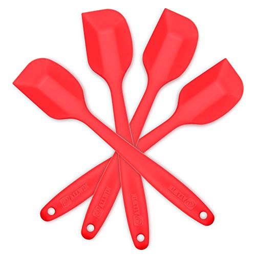 4 Piece Silicone Spatula Set with Stainless Steel Core (4 Count)