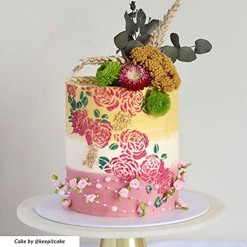 Rose Cake Stencil