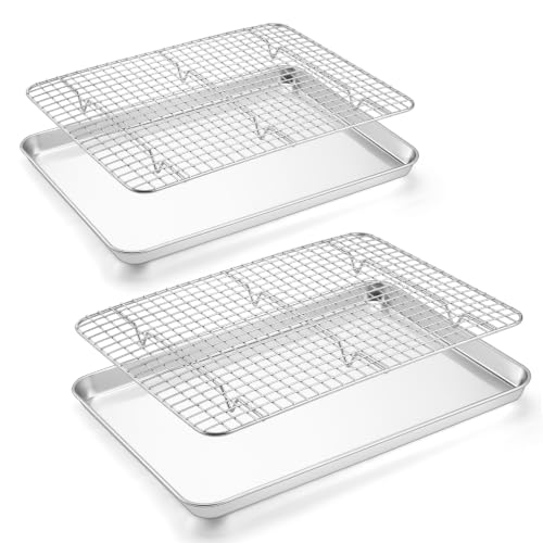 Jelly Roll Pan with Cooling Rack Set (4 Count)