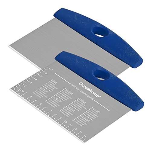 2 Pack Bench Scraper Dough Cutter