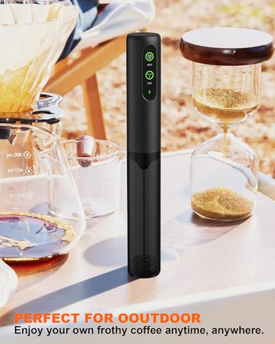 2 Speed Rechargeable Milk Frother Handheld