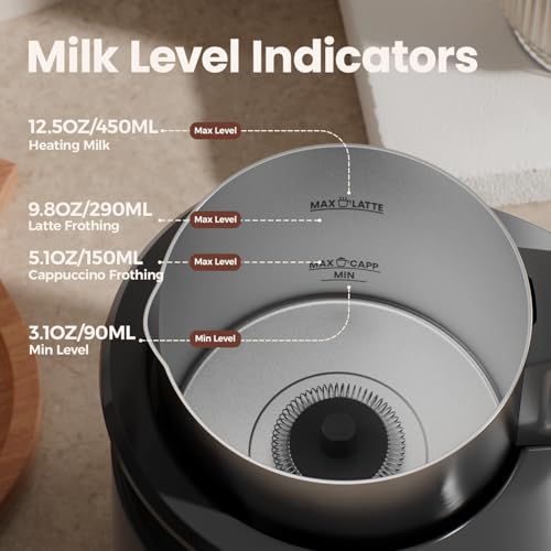Milk Frother Electric Steamer