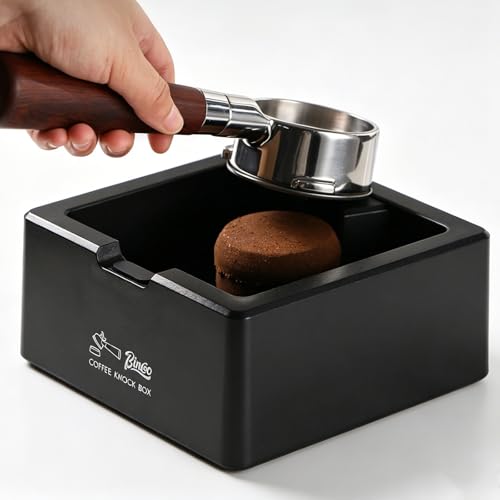 Square Espresso knock Box 16cm