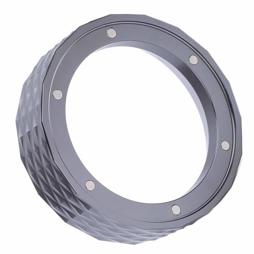 Magnetic Espresso Dosing Funnel Coffee Dosing Ring Aluminum Alloy Coffee Dosing Funnel Replacement for 51mm Portafilters