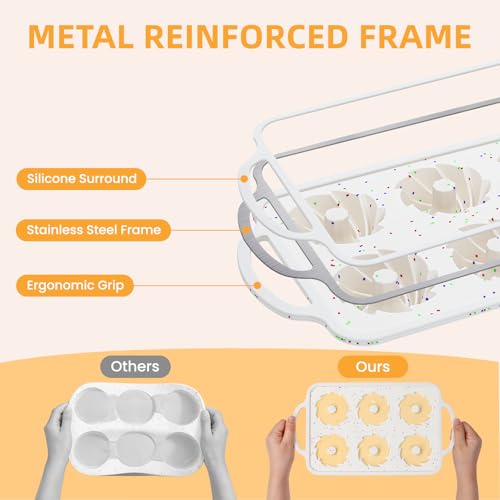 Mini Swirl Cake Pan with Metal Reinforced Frame (2 Count)