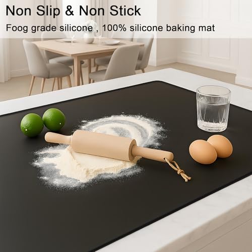 Silicone Mat 35.4"x23.6" Silicone Mats for Kitchen Counter Heat Resistant Mats for Countertop