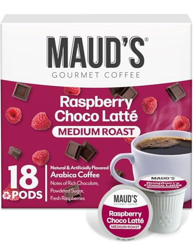 Raspberry Chocolate Flavored Coffee Pods (18 Count)