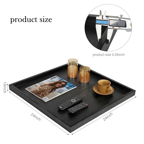 Square Ottoman Table Tray 24"