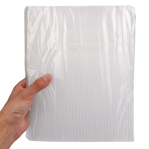 10.3" Disposable Plastic Drinking Straws (100 Count)