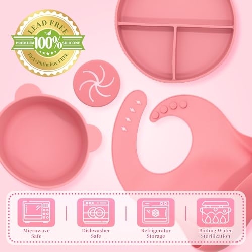 Silicone Baby Feeding Set 10 Pcs (10 Count)