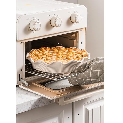 Ceramic Deep Pie Pan for Baking