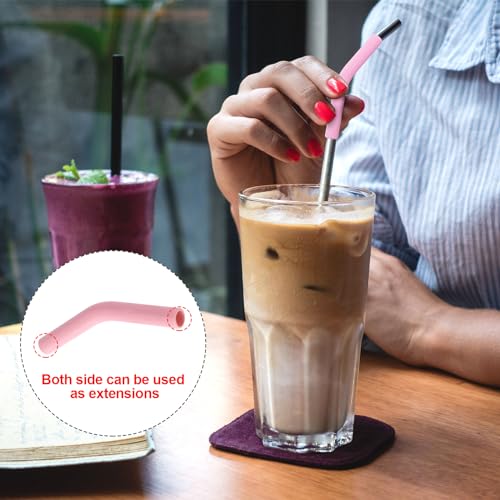 6Pcs Metal Straw Silicone Tips 5