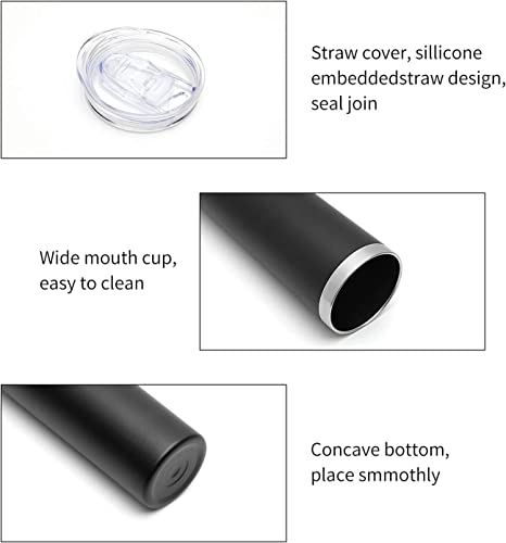 20 oz Skinny Tumblers Bulk Set (12 Count)