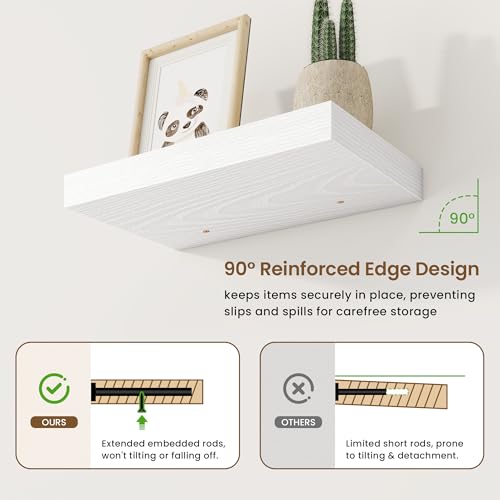 16 Inch Floating Shelves (2 Count)
