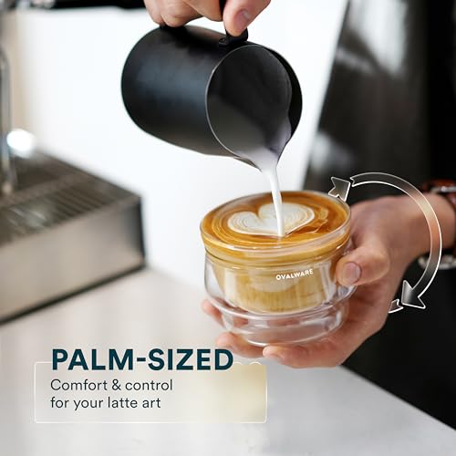 Double Wall Latte Art Cups 8.5oz (2 Count)