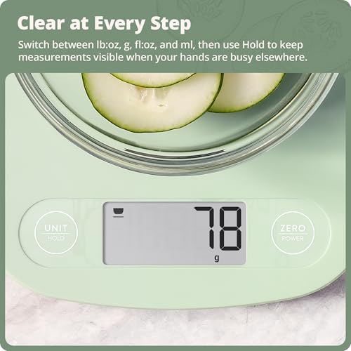 Food Scale Slim & Compact Build