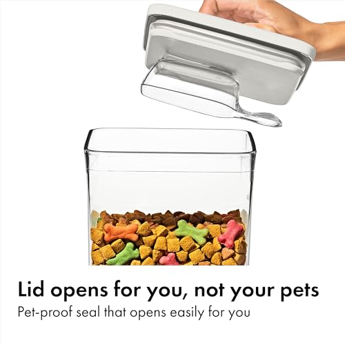 Pet Food Storage POP Container with Scoop
