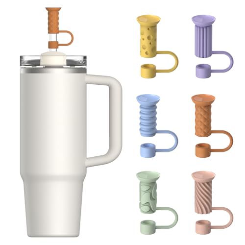 Silicone Straw Covers Cap (6 Count)