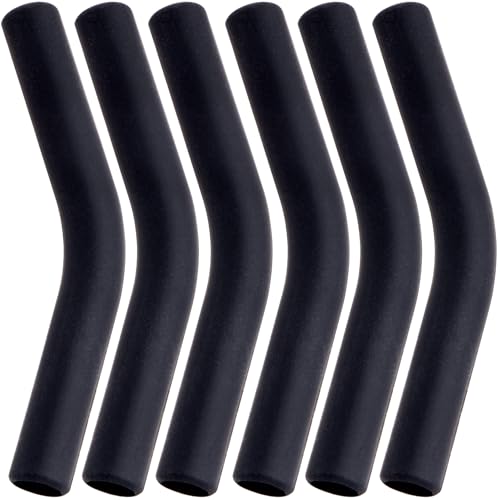 6pcs Food Grade Silicone Metal Straw Tips (6 Count)