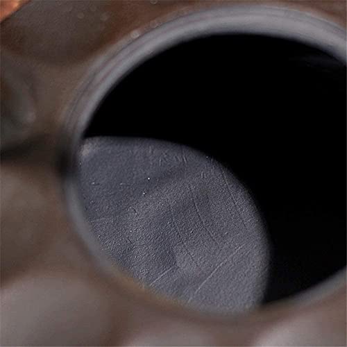 Handmade Cast Iron Teapot Iron Tea Set Gift for Adult Father Mother Family Black 1000ml