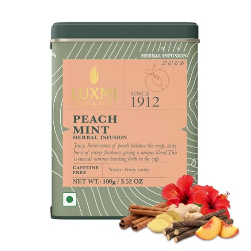 Estates Peach Mint Tea with Cinnamon Ginger Hibiscus (3.5274 Ounce)