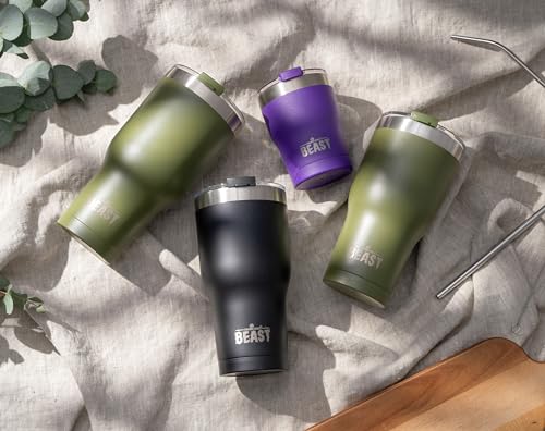 Beast 40 oz Tumbler Stainless Steel Vacuum Insulated Coffee Ice Cup Double Wall Travel Flask