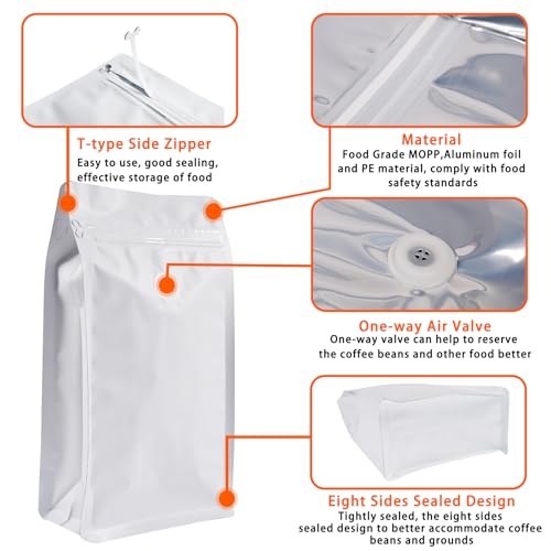 Coffee Bags with Valve (50 Count)