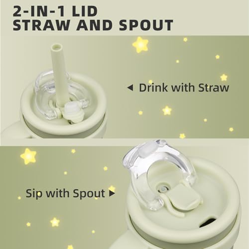 40 oz Tumbler with Handle and Straw