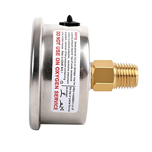 Glycerin Filled Vacuum Pressure Gauge