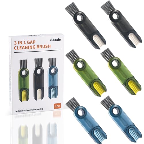 3 in 1 Cup Lid Gap Cleaning Brush Set