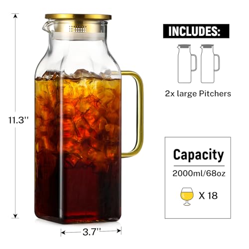 2 Quart 2 Liter 68 oz