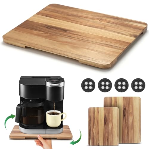 Appliance Slider 360° Rolling Tray for Countertop Coffee Maker Mat