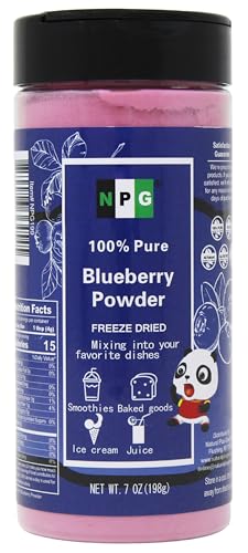 NPG Freeze Dried Blueberry Powder 7 Oz (7 Ounce)