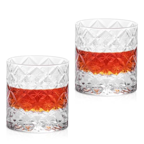 Classic Whiskey Glasses Set of 2 (2 Count)