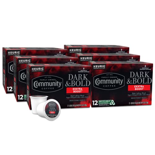 Dark & Bold Exxtra Boost 72 Count Coffee Pods