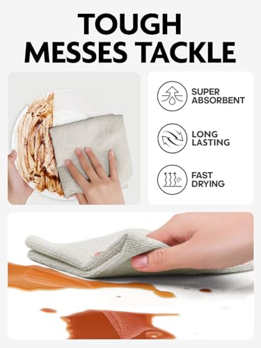 Microfiber Cleaning Cloth Roll (75 Count)
