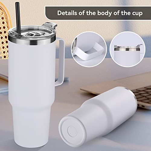 40 oz Stainless Steel Tumbler with Handle
