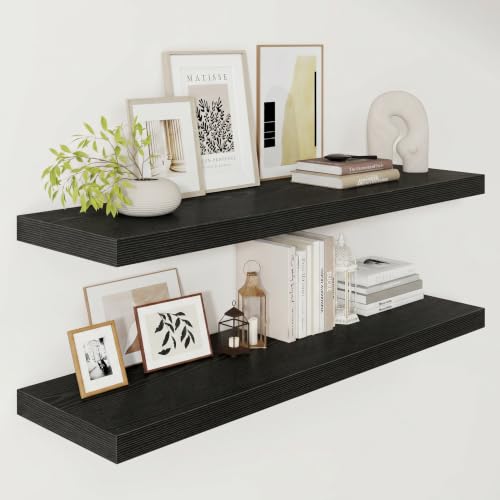 Deep Floating Shelves 40x12” Set of 2 (2 Count)
