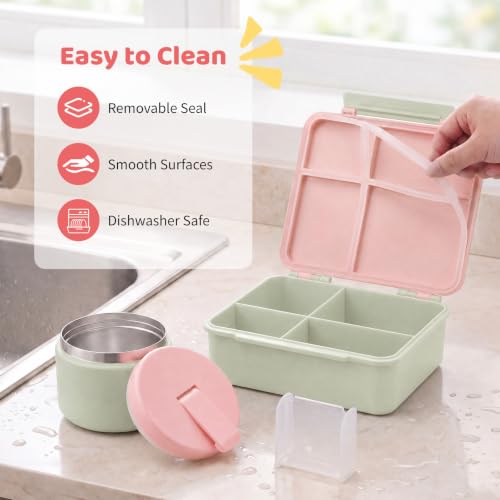 Bento Lunch Box with 8oz Soup Thermo