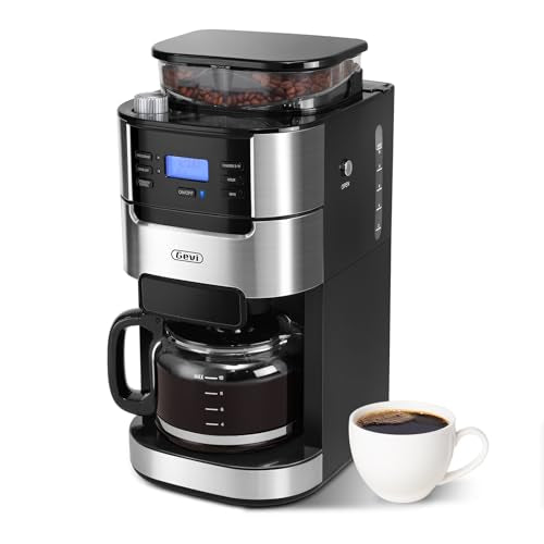 10-Cup Grind-And-Brew Drip Coffee Maker with Built-In Burr Grinder