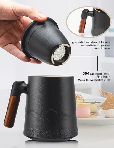 Tea Cup with Infuser and Lid (15.2 Count)