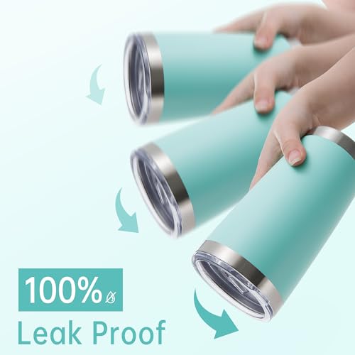 20 oz Tumblers Bulk Stainless Steel Tumbler with Lid (12 Count)