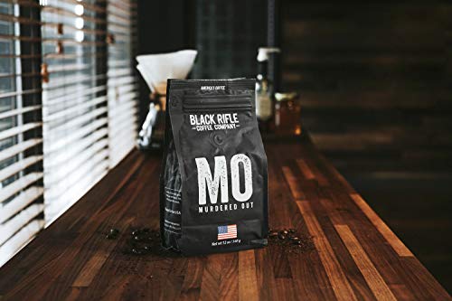 Black Rifle Coffee Dark Roast Ground Coffee Murdered Out 12 oz (12 Ounce)