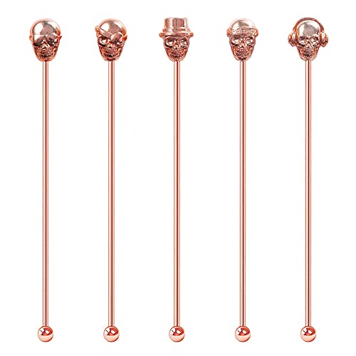Skull Shape Swizzle Sticks