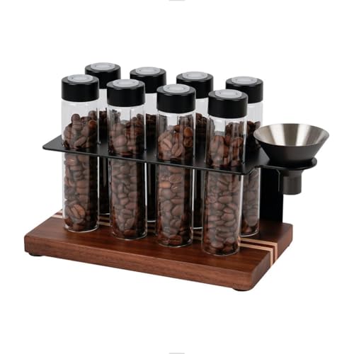Single Dose Coffee Storage Tubes 10 Pcs Dosing Glass Vials with One
