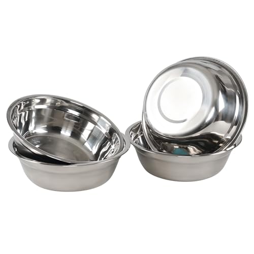 Set of 4 Stainless Steel Mixing Bowl Set (4 Count)
