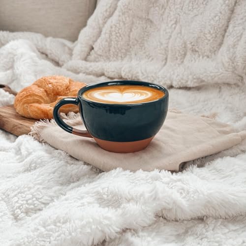 Mora Ceramic Latte Art Mug With Saucer