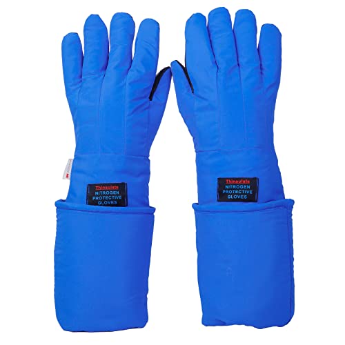 Cryogenic Gloves Low Temperature LN2 Liquid Nitrogen Protective Gloves Cold Storage Safety Frozen Gloves